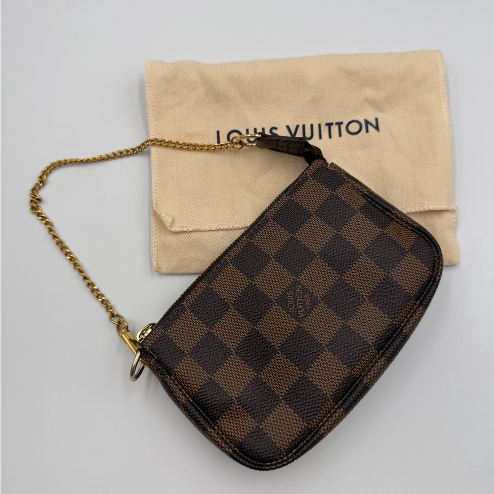 LOUIS VUITTON damier ebene mini pochette